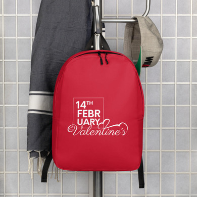 Minimalist Backpack For 14 February 2021 Valentine`s Day