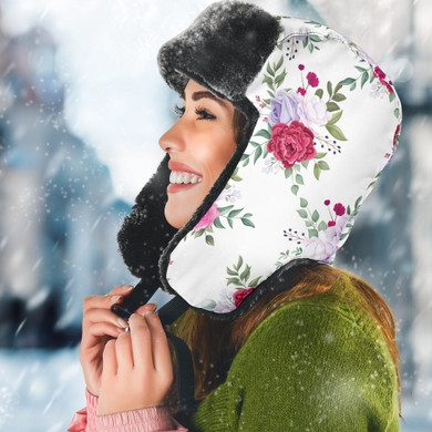 Trapper Hat-Floral