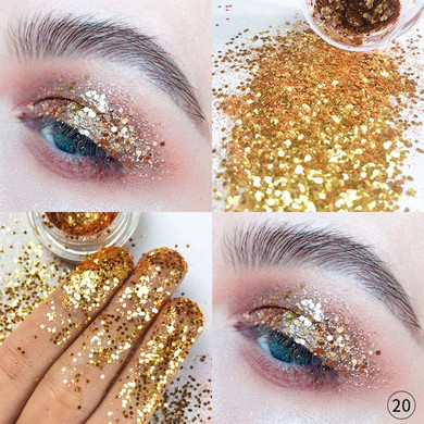 Hot Summer Eyes Sequins Glitters Party Makeup Shining Sequined Colorful Face Eyes Lip Body Glitter Nails Cosmetic High Quality