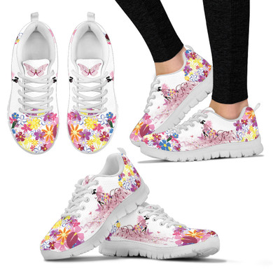 Women's Girls Butterfly Handcrafted Sneakers