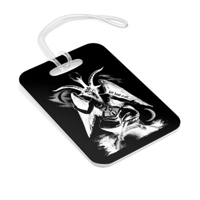 Baphomet Luggage Bag Tag