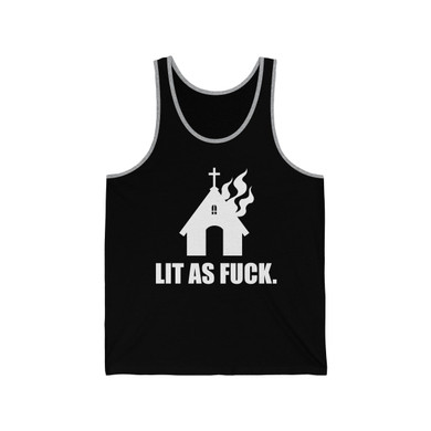 Lit As Fuck Jersey Tank