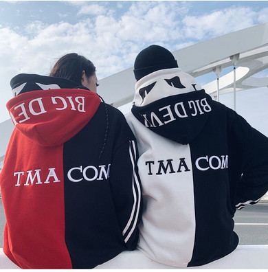 Letter Embroidery Hoodies Sweatshirts Thick Warm Hoody Headwear