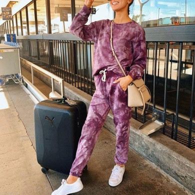 Tracksuit Women Clothes Two Piece Set Pants And Top Tie Dye Lounge Wear Ropa Mujer Summer Ensemble Femme 2 Pieces Sweat Suits Tracksuit Women Clothes Two Piece Set Pants And Top Tie Dye Lounge Wear Ropa Mujer Summer Ensemble Femme 2 Pieces Sweat Suits