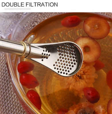 Straw Filter - Stainless Steel Reusable Drinking Straw