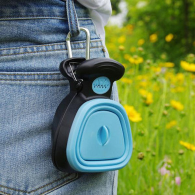 Pet travel folding poop cleaning tool