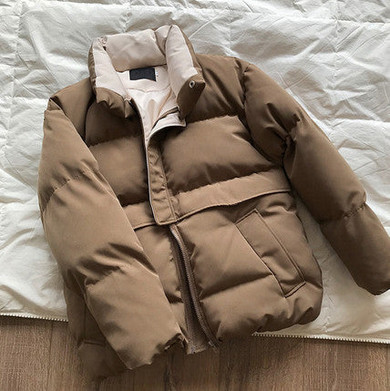 Women Thick Winter Coat Stand Collar Women Jacket Coat Oversize Loose Coat Outerwear Female