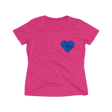 Women's Heather Wicking Sports Tee