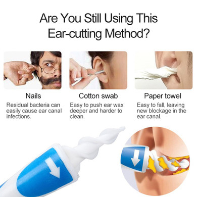 Smart Ear Cleaner with 16 Tips spiral