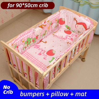 5PCS Newborn Baby Crib Bedding Set For That New Born Girl And Boy