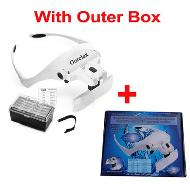 Headband Magnifier Eye Glasses Optical Glass Tool Repair