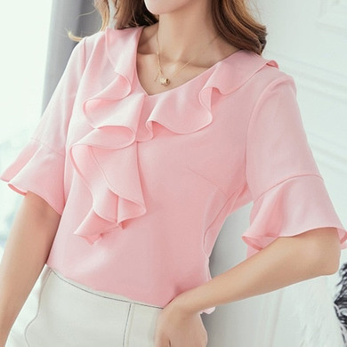 Brand Blouses Woman Clothing Summer