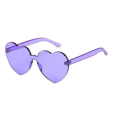 Heart Shaped Rimless Sunglasses Heart Shaped Rimless Sunglasses
