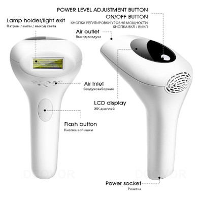 999999 Flashes IPL Laser Epilator Permanent Hair Remover