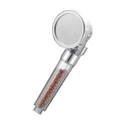 Adjustable Shower Bath Head High Pressure Handheld Shower Negative Ion Activated Ceramic Balls Shower Head Nozzle Bath Spray
