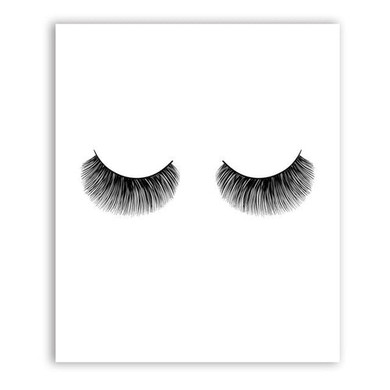 Eyelashes Fashion Print Wall Art Decor , Modern