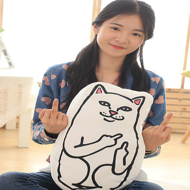 Cat pillow cushion