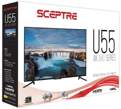 Sceptre 55" Class 4K UHD LED TV HDR U550CV-U