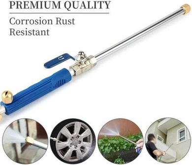 Portable high-pressure water gun for cleaning
