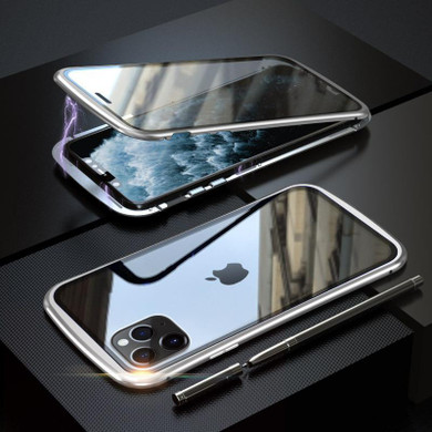 Two Side Tempered Glass Magnetic Adsorption Phone Case