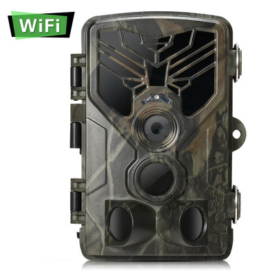 x2 Trail Camera Hunting Bundle - 20MP 1080P Wi-Fi Trail Camera with Bluetooth
