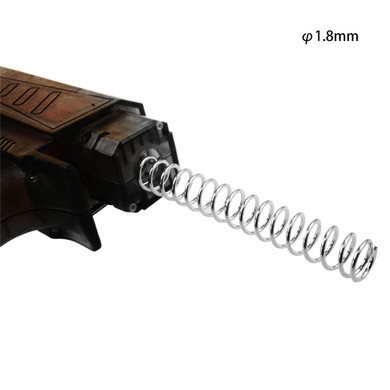 Worker MOD Slim Spring 1.8 Coil Metal Silver for Nexus pro/Prophecy Blaster Toy