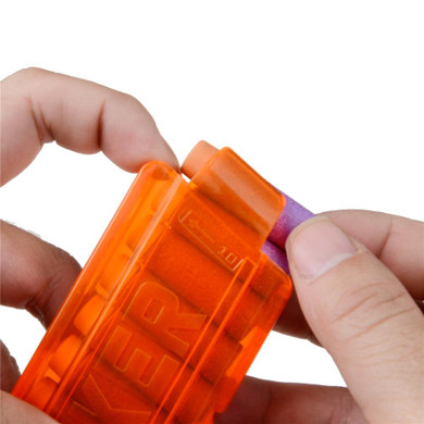 WORKER MOD 10-Darts Talon magazine Slanted + Electric Neck Adapter Stefan Short Dart Clip for Nerf Modify Toy