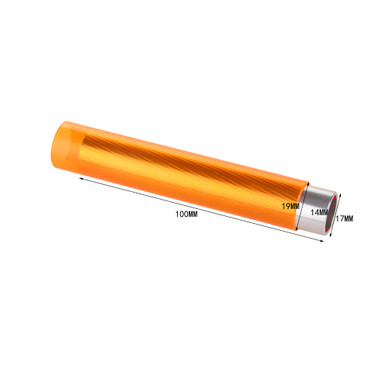 Worker Mod 10cm / 20cm Alloy Tube Barrel Silver for flywheel Cage Nerf Modify Toy