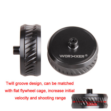 Worker Mod 2PCS Flywheel Groove Type Metal for Nerf Stryfe/Rapidstrike Toy