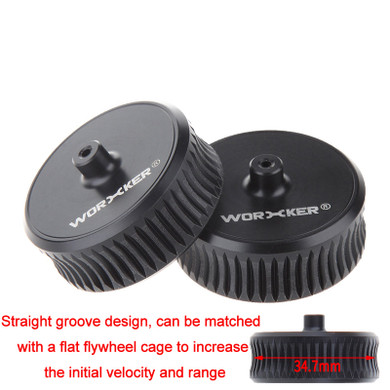 Worker Mod Lightweight Flywheels Upgrade Wheel ABS Plastic for Nerf Stryfe Rapidstrike Modify Toy