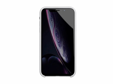 iPhone XR Soft Touch Case, White