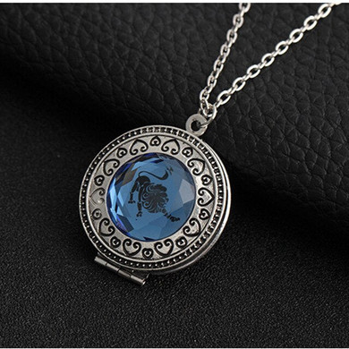 Zodiac Locket Pendant Necklace Zodiac Locket Pendant Necklace