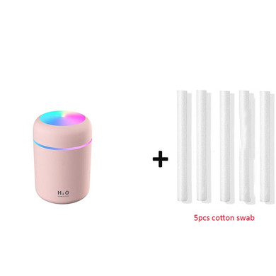 Portable USB Ultrasonic Dazzle Cup Aroma Diffuser Cool Mist Maker Air Humidifier Purifier with Romantic Light