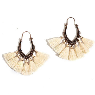 Fringe high quality bohemian Ethnic hanging thread Drop hanging thread Earrings