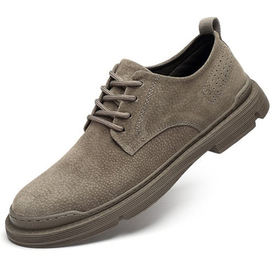 Classic Casual Leather Shoes Men Breathable Suede Leather Oxfords Men Shoes Hot Sale Moccasins Flats Shoe