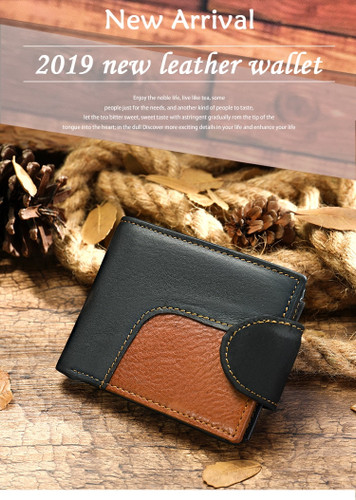 Men Vintage Purse Coin Pouch Multi-functional Cards Wallet Luxury Designer