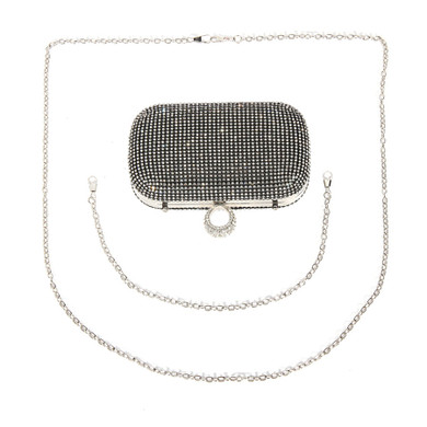 Evening Clutch Bags Diamond-Studded Evening Bag With Chain Single Shoulder Party