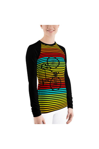 Cyclist Rash Guard pour femmes