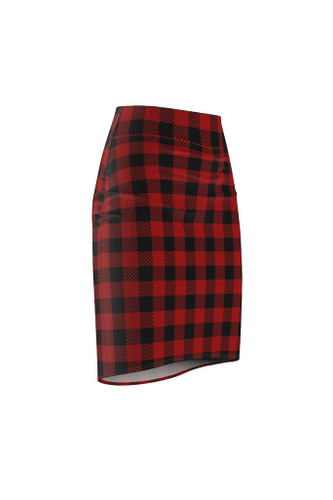 Jupe crayon à carreaux Buffalo pour femme