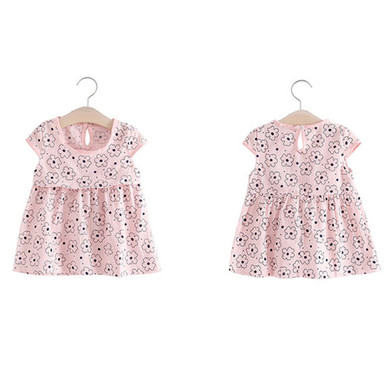 Toddler Kids Baby Girl Floral Patchwork Casual Princess Party Dress Clothes Toddler Kids Baby Girl Floral Patchwork Casual Princess Party Dress Clothes