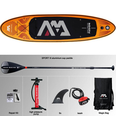 315*75*15cm inflatable surfboard FUSION 2019 stand up paddle surfing board AQUA MARINA water sport sup board