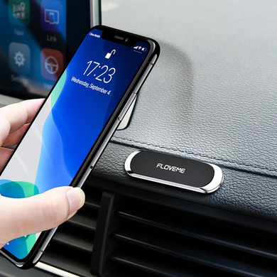 Magnetic Car Phone Holder Rotatable Mini Strip Shape Stand