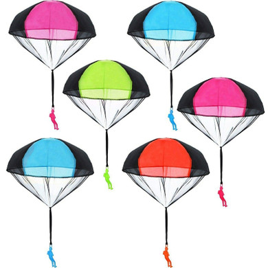 Hand Throwing Mini Soldier Parachute Funny Toy Kid Outdoor