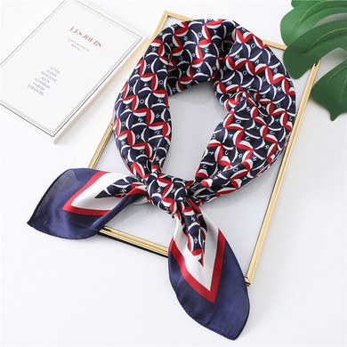 New Design Women Silk Scarf Square Neck Shawls Foulard Lady Pashmina