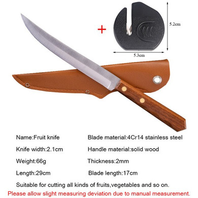 Stainless Steel Fishing Knife Kitchen Bone Meat Fish Sushi Knife
