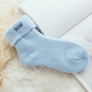 Women Thicken Winter Warm Socks Cute Soft Fluffy Fuzzy Snow Sock