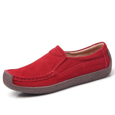Women's Leather Shoes Women Flat Casual Shoes Women's