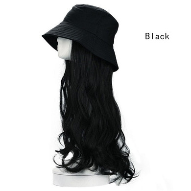 Long Kinky Curly Hairpiece Synthetic Baseball Cap Wigs Hair Extensions Naturally Connect One Pieces Hat Wig Adjustable Sizes Long Kinky Curly Hairpiece Synthetic Baseball Cap Wigs Hair Extensions Naturally Connect One Pieces Hat Wig Adjustable Sizes