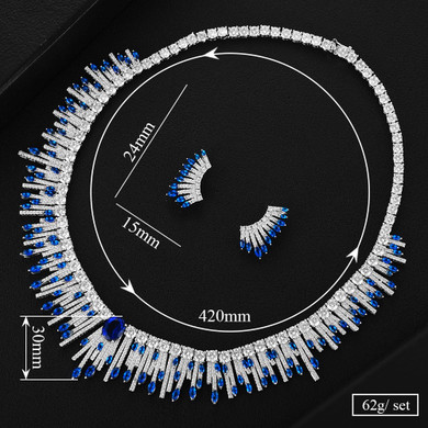 GODKI Luxury Firework Ladies Green Wedding Necklace and Earring Set Cubic Zircon Dubai Bridal jewelry Set 2020 Dress Accessories GODKI Luxury Firework Ladies Green Wedding Necklace and Earring Set Cubic Zircon Dubai Bridal jewelry Set 2020 Dress Accessories