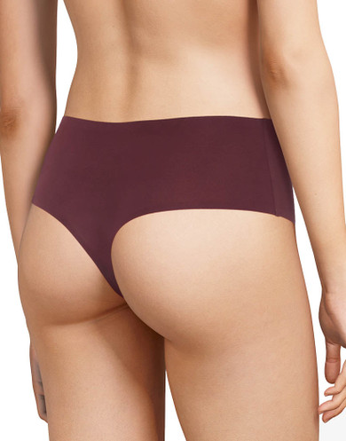 Chantelle Soft Stretch High Waist Thong Wine 1069